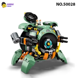 Đồ Chơi Lắp Ráp Kiểu LEGO Overwatch Mô Hình Chuột Hamster Wecking Ball Hammond 12in1 50028