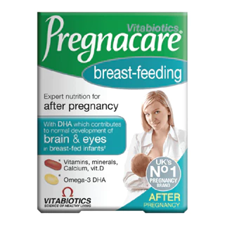 Vitamin Tổng Hợp Cho Mẹ Sau Sinh Pregnacare Breast Feeding Vitabiotics Giúp Lợi Sữa, Tăng Đề Kháng (Hộp 84 Viên)