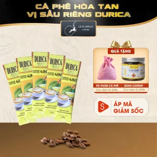 5 gói nhỏ dùng thử Cà Phê Sầu Riêng, Cà Phê Loại ĐẶC BIỆT THƠM NGON TIỆN LỢI - DURICA - LE PLATEAU COFFEE