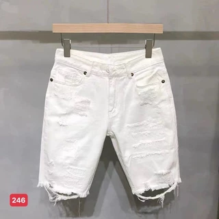 Quần short jean chất bò co giãn- quần lửng nam nhiều mẫu thời trang TINA ms305