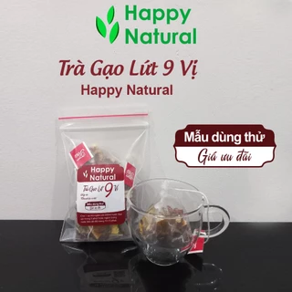 [GÓI DÙNG THỬ] Trà Gạo Lứt 9 Vị Happy Natural - GIÁ ƯU ĐÃI