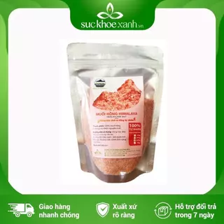 Muối Hồng Himalaya Nhập Khẩu Pakistan hạt mịn nấu ăn, nấu sữa, TÚI 200g/500g