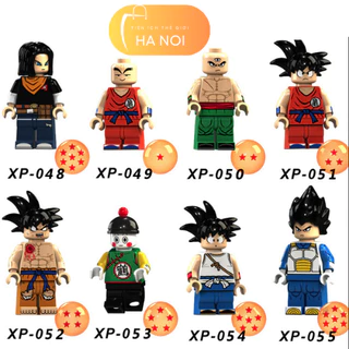 Dragon Ball nhân vật phim Bảy Viên Ngọc Rồng Goku Vegeta Trunks Đồ chơi lắp ráp mô hình XP48-55