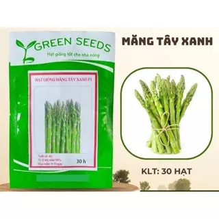 HẠT GIỐNG MĂNG TÂY XANH GÓI 40 HẠT