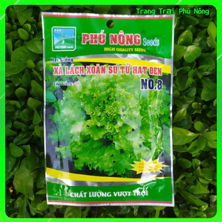 [Gói Lớn]Hạt Giống Xà Lách Xoăn Sư Tử Hạt Đen Phú Nông - Gói 50g - Grand Rapids Lettuce