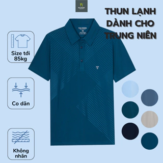 Áo thun polo nam THÁI KHANG vải thun lạnh co dãn 4 chiều APOLO13