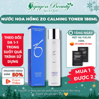 Nước hoa hồng Zo Calming Toner 180ml cấp ẩm, thu nhỏ lỗ chân lông - Nguyên Beauty