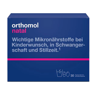 Viên uống bổ bầu, sau sinh cao cấp Orthomol Natal bổ sung thêm lợi khuẩn nội địa Đức