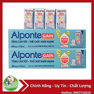 Sữa bột pha sẵn Alponte Gain/Grow 110ml (thùng  48 hộp)