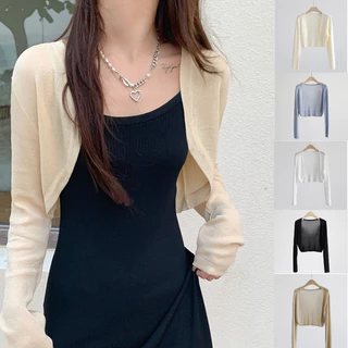 Áo khoác cardigan len mỏng kiểu dáng Hàn Quốc KL24