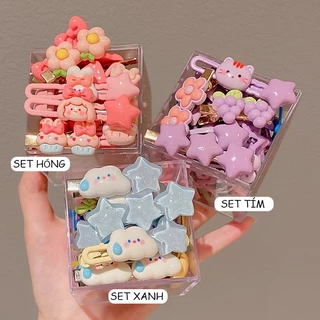 Kẹp Tóc Hình Đám Mây Hồng Xanh Cinnamoroll Đáng Yêu Phong Cách Hàn Quốc- MAYCUTE