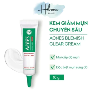 Kem Giảm Mụn, Làm Khô Nhân Mụn Nhanh Acnes Blemish Clear Cream 10g