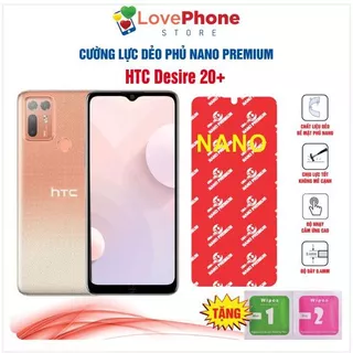 Cường lực HTC Desire 20 Pro+ dẻo phủ Nano Premium chống xước bảo vệ màn hình - Love Phone