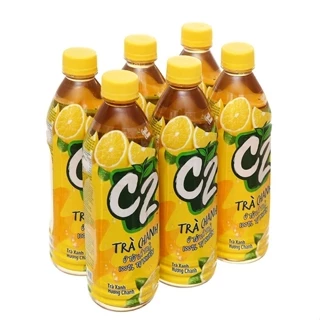 Lốc 6 Chai C2 Hương Chanh , Hương đào 455ml