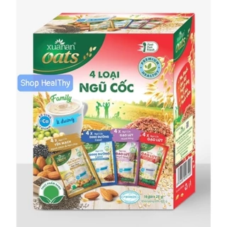 [DATE MỚI] Bột Ngũ Cốc 4 Vị Xuân An 400gr (16gói x 25gr)