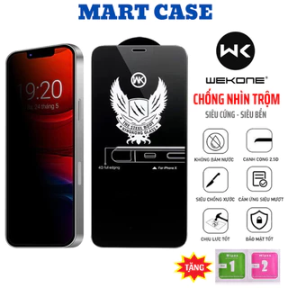 Kính Cường Lực KingKong Full Màn, Chống Nhìn Trộm, Dùng Cho IP 7Plus => 15 Promax - MART CASE