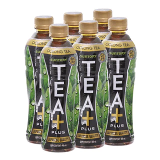 [ hỏa tốc] lốc 6 chai trà ô long Tea plus 455ml