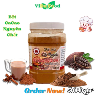 Bột Cacao nguyên chất 100% Không Pha Đường, Thơm Ngon, Đậm Đà Tốt Cho Sức Khỏe , Ca Cao Tây Nguyên SP1316