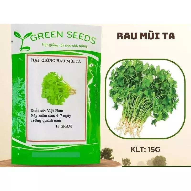 HẠT GIỐNG RAU MÙI TA ( NGÒ RÍ ) 15 gram