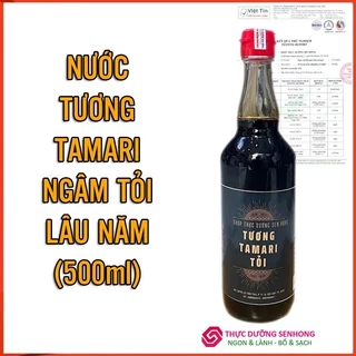 Nước tương tamari ngâm tỏi lâu năm (250ml) Thơm ngon, đậm đà, mặn dịu ngọt hậu