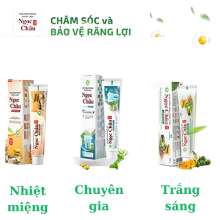 Kem đánh răng dược liệu Ngọc Châu Chuyên Gia/ truyền thống/ trắng sáng/100g/ 170g