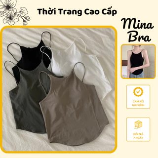 [ Mina Bra ] Áo Dây bra Thun Lạnh Yếm D1 Hót Hít