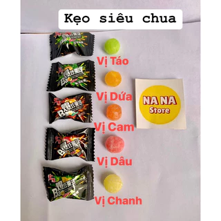 Kẹo siêu chua nhiều vị trái cây