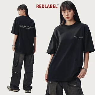 Áo Thun REDLABEL "ATHLETIC CLUB" Tshirt, Áo Phông Basic Form Rộng Tay Lỡ Cao Cấp Cá Tính Chất Cotton Dày Dặn