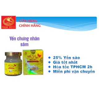 (Trợ ship) Yến sào cao cấp Milanest nhân sâm kèm hộp