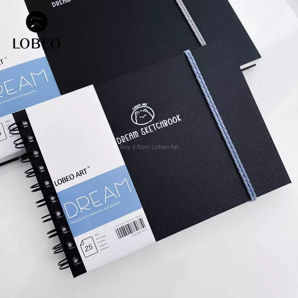 [LOBEO] Sổ vẽ màu nước Lobeo Dream Sketchbook 300gsm