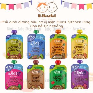 Túi dinh dưỡng hữu cơ vị mặn Ella’s Kitchen cho bé từ 7tháng (Date 2025)- Bituti Shop