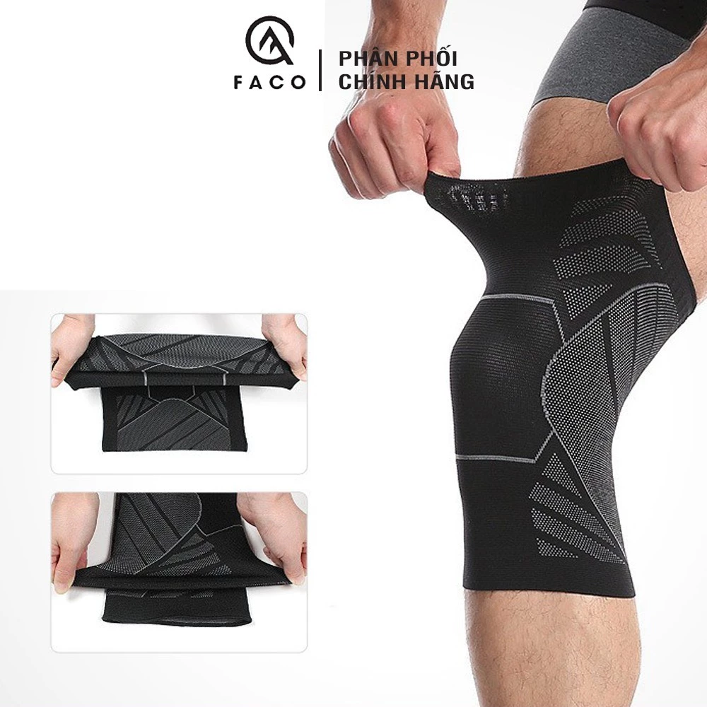 Đai cuốn bảo vệ đầu gối có đệm chơi thể thao Aolikes (1 chiếc) - AL005