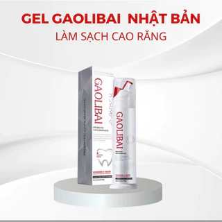 Gel Nano Bạc GAOLIBAI - Đánh bay cao răng, Sạch mảng bám, Trắng răng nhập khẩu Nhặt Bản, Trọng lượng 120g