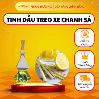 Tinh dầu treo xe ô tô hương sả chanh.