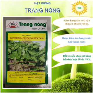 Hạt giống rau thơm sả (é trắng) Trang Nông gói 1gr