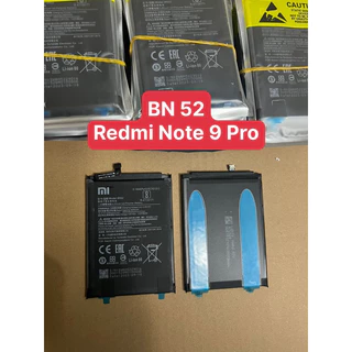 Pin Xiaomi Redmi Note 9 pro ( BN 52 ) zin hãng