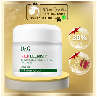 Kem Dưỡng Ẩm Dr.G RED Blemish Clear Cream 70ml - Dr.G RED Blemish Clear Soothing Cream 70ml