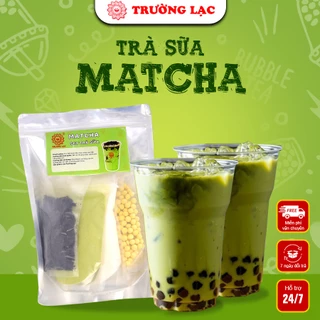 [Trường Lạc] Set Trà Sữa Tự Pha Trân Châu Đường Đen Vị Matcha Nguyên Liệu Làm Trà Sữa 6-8 Ly