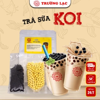 [Trường Lạc] Set Trà Sữa Tự Pha Trân Châu Đường Đen Vị KOI Nguyên Liệu Làm Trà Sữa 6-8 Ly