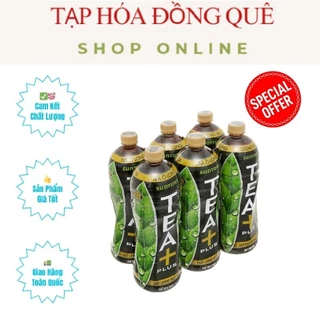 Một Lốc 6 Chai Trà Xanh Ô Long Tea Plus 1 Lít