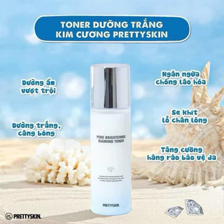 Toner kim cương Pretty skin 💎 ( mua 5sp cùng hãng tặng 1 túi vải hãng )