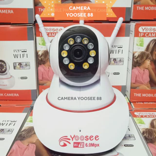 Camera IP wifi Yoosee trong nhà -  Ban đêm có màu 3 râu - không cổng LAN - khe thẻ nhớ ở đầu camera - Bảo hành 12 tháng