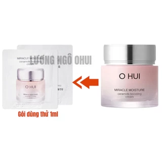 [1ml] Gói kem Ohui hồng dưỡng ẩm chuyên sâu, làm da trắng hồng và chống lão hóa OHUI Miracle Moisture Cream 1ml