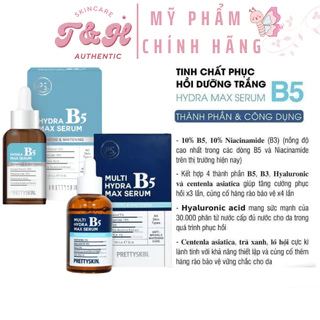 Tinh Chất Phục Hồi Da B5 Pretty Skin Hàn Quốc Giúp Dưỡng Trắng Phục Hồi Da 50ml