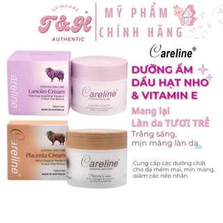 Kem Dưỡng Da Mỡ Cừu CARELINE Cream Giúp Dưỡng Ẩm, Khỏe Mạnh Và Ngăn Ngừa Vết Nhăn Chính Hãng