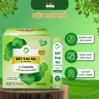 DETOX 3 IN 1 -Bột rau xanh gồm bột rau má, bột rau xanh, bột diếp cá, tốt cho sức khỏe,Bột Rau Má Diếp Cá Tía Tô Eherbal