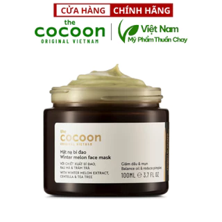 Mặt nạ bí đao cocoon 100ml giảm dầu, mụn thuần chay