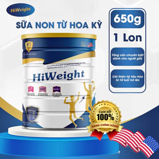 Sữa Non Tăng Cân Hoa Kỳ HIWEIGHT 650G/Hộp. Hỗ Trợ Tăng Cân Cho Người Gầy Và Trẻ Trên 10 Tuổi