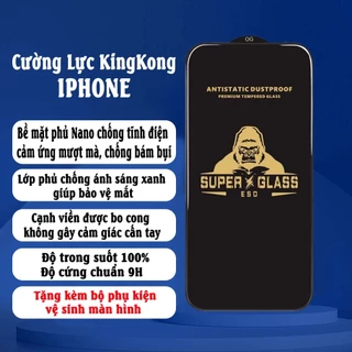 Kính Cường Lực iPhone KingKong Anti Static đủ các dòng máy Iphone