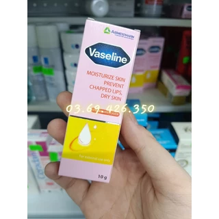 Vaseline dưỡng ẩm da, ngăn ngừa khô da, nứt môi hương dâu, dùng được cho cả nam và nữ tuýt 10g